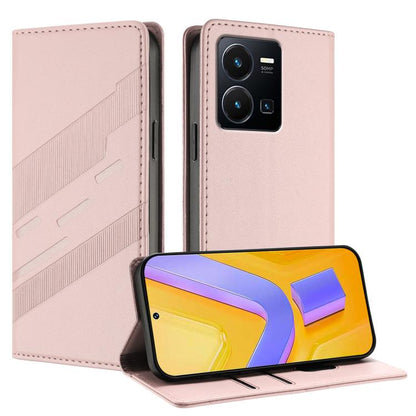 Embossed Multi-functional Wallet Retro Leather Phone Case, For vivo Y56 5G Global, For vivo Y100 5G Global, For vivo V27 5G / V27 Pro 5G, For vivo V27e 4G Global, For vivo iQOO Neo11 5G, For vivo Y35 4G Global, For vivo Y55s 2023 5G                    ...