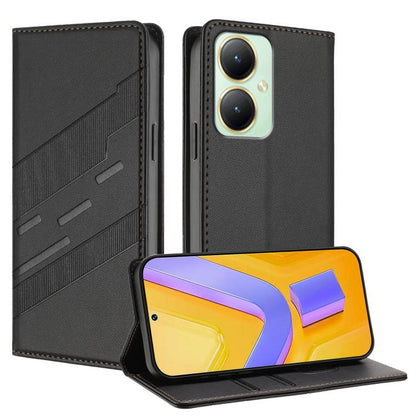 Embossed Multi-functional Wallet Retro Leather Phone Case, For vivo Y28 4G Global, For vivo X100s 5G Global, For vivo Y17s 4G Global, For vivo S18 / S18 Pro, For vivo V29e 5G / Y200 5G Global, For vivo Y200 5G Global, For vivo Y78 5G / Y27 5G          ...