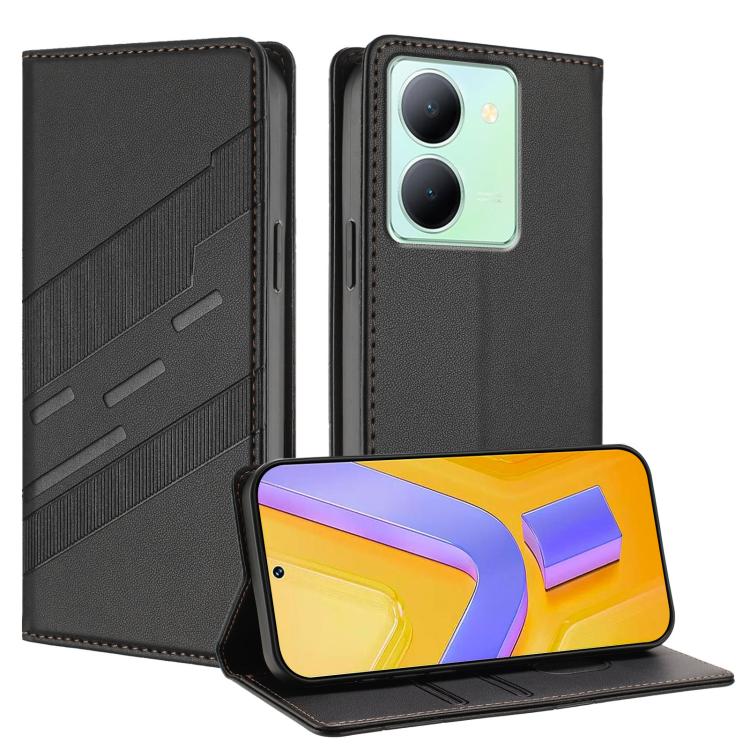 Embossed Multi-functional Wallet Retro Leather Phone Case, For vivo Y28 4G Global, For vivo X100s 5G Global, For vivo Y17s 4G Global, For vivo S18 / S18 Pro, For vivo V29e 5G / Y200 5G Global, For vivo Y200 5G Global, For vivo Y78 5G / Y27 5G          ...
