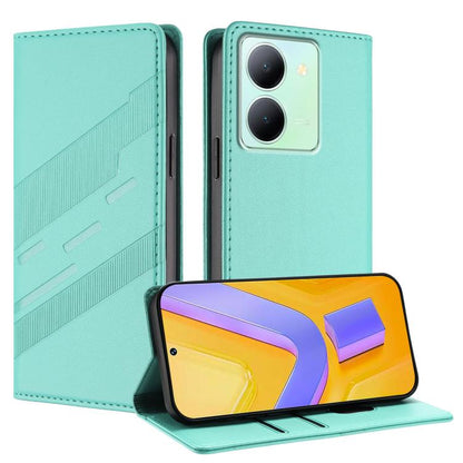 Embossed Multi-functional Wallet Retro Leather Phone Case, For vivo Y28 4G Global, For vivo X100s 5G Global, For vivo Y17s 4G Global, For vivo S18 / S18 Pro, For vivo V29e 5G / Y200 5G Global, For vivo Y200 5G Global, For vivo Y78 5G / Y27 5G          ...