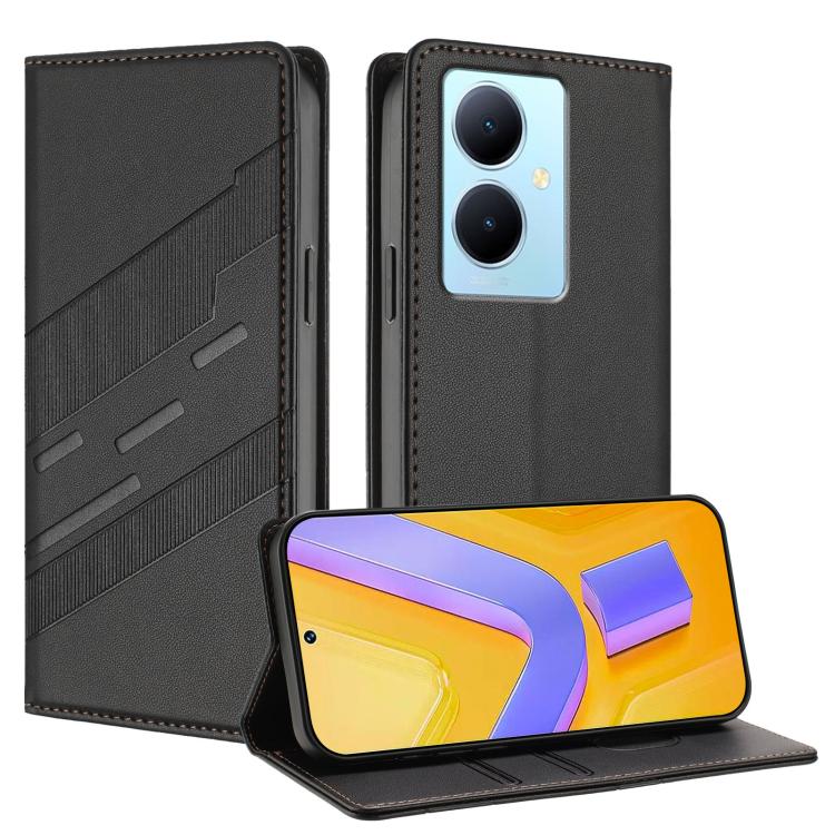 Embossed Multi-functional Wallet Retro Leather Phone Case, For vivo Y28 4G Global, For vivo X100s 5G Global, For vivo Y17s 4G Global, For vivo S18 / S18 Pro, For vivo V29e 5G / Y200 5G Global, For vivo Y200 5G Global, For vivo Y78 5G / Y27 5G          ...