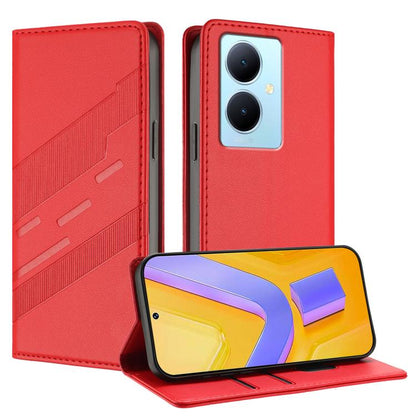 Embossed Multi-functional Wallet Retro Leather Phone Case, For vivo Y28 4G Global, For vivo X100s 5G Global, For vivo Y17s 4G Global, For vivo S18 / S18 Pro, For vivo V29e 5G / Y200 5G Global, For vivo Y200 5G Global, For vivo Y78 5G / Y27 5G          ...