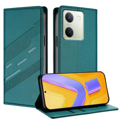 Embossed Multi-functional Wallet Retro Leather Phone Case, For vivo Y56 5G Global, For vivo Y100 5G Global, For vivo V27 5G / V27 Pro 5G, For vivo V27e 4G Global, For vivo iQOO Neo11 5G, For vivo Y35 4G Global, For vivo Y55s 2023 5G                    ...