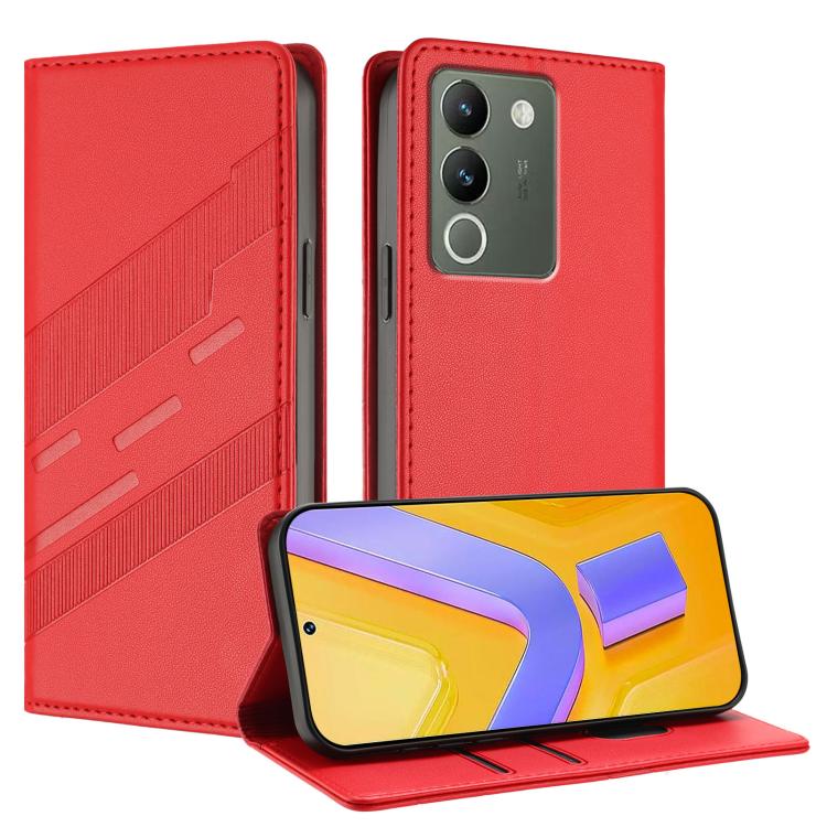 Embossed Multi-functional Wallet Retro Leather Phone Case, For vivo Y28 4G Global, For vivo X100s 5G Global, For vivo Y17s 4G Global, For vivo S18 / S18 Pro, For vivo V29e 5G / Y200 5G Global, For vivo Y200 5G Global, For vivo Y78 5G / Y27 5G          ...