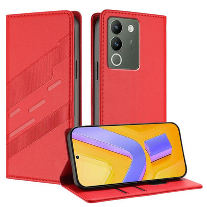 Embossed Multi-functional Wallet Retro Leather Phone Case, For vivo Y28 4G Global, For vivo X100s 5G Global, For vivo Y17s 4G Global, For vivo S18 / S18 Pro, For vivo V29e 5G / Y200 5G Global, For vivo Y200 5G Global, For vivo Y78 5G / Y27 5G          ...