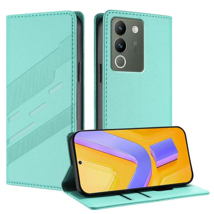 Embossed Multi-functional Wallet Retro Leather Phone Case, For vivo Y28 4G Global, For vivo X100s 5G Global, For vivo Y17s 4G Global, For vivo S18 / S18 Pro, For vivo V29e 5G / Y200 5G Global, For vivo Y200 5G Global, For vivo Y78 5G / Y27 5G          ...