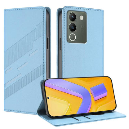 Embossed Multi-functional Wallet Retro Leather Phone Case, For vivo Y28 4G Global, For vivo X100s 5G Global, For vivo Y17s 4G Global, For vivo S18 / S18 Pro, For vivo V29e 5G / Y200 5G Global, For vivo Y200 5G Global, For vivo Y78 5G / Y27 5G          ...