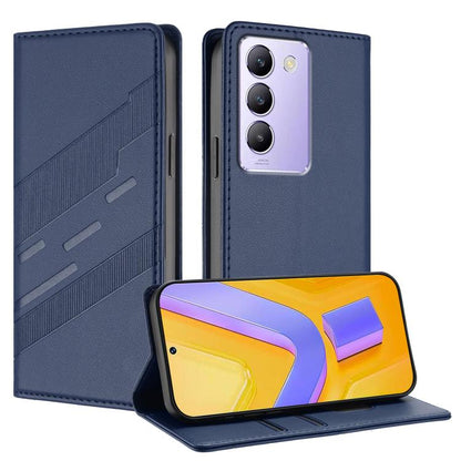 Embossed Multi-functional Wallet Retro Leather Phone Case, For vivo Y29s 5G Global, For vivo Y29 4G Global, For vivo V50 5G Global, For vivo Y19s 4G Global, For vivo Y300 5G Global, For vivo Y200e 5G Global, For vivo V40e 5G India / iQOO Z9s 5G        ...