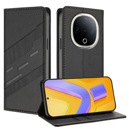 Embossed Multi-functional Wallet Retro Leather Phone Case, For vivo Y29s 5G Global, For vivo Y29 4G Global, For vivo V50 5G Global, For vivo Y19s 4G Global, For vivo Y300 5G Global, For vivo Y200e 5G Global, For vivo V40e 5G India / iQOO Z9s 5G        ...
