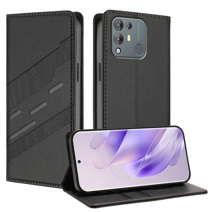 Embossed Multi-functional Wallet Retro Leather Phone Case, For Blackview A200 Pro, For Blackview A55 Pro, For Blackview A95