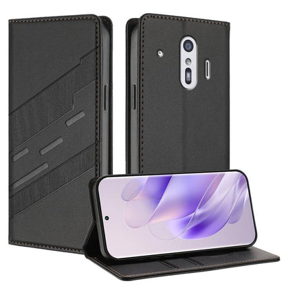 Embossed Multi-functional Wallet Retro Leather Phone Case, For Fujitsu Arrows We3, For Fujitsu FCNT Rakuraku F-53E, For Fujitsu Arrows We2 / F-52E, For Fujitsu Arrows We2 Plus / F-51E, For Fujitsu Arrows F-51B, For Fujitsu Arrows F-52B                 ...