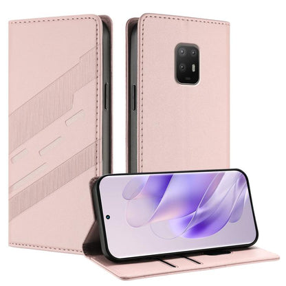 Embossed Multi-functional Wallet Retro Leather Phone Case, For Fujitsu Arrows We3, For Fujitsu FCNT Rakuraku F-53E, For Fujitsu Arrows We2 / F-52E, For Fujitsu Arrows We2 Plus / F-51E, For Fujitsu Arrows F-51B, For Fujitsu Arrows F-52B                 ...