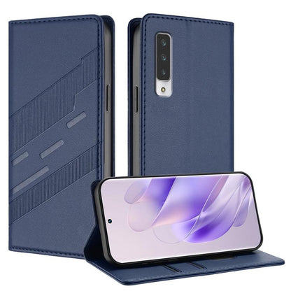 Embossed Multi-functional Wallet Retro Leather Phone Case, For Fujitsu Arrows We3, For Fujitsu FCNT Rakuraku F-53E, For Fujitsu Arrows We2 / F-52E, For Fujitsu Arrows We2 Plus / F-51E, For Fujitsu Arrows F-51B, For Fujitsu Arrows F-52B                 ...