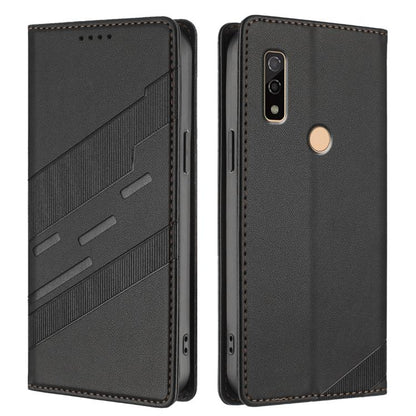 Embossed Multi-functional Wallet Retro Leather Phone Case, For Fujitsu Arrows We3, For Fujitsu FCNT Rakuraku F-53E, For Fujitsu Arrows We2 / F-52E, For Fujitsu Arrows We2 Plus / F-51E, For Fujitsu Arrows F-51B, For Fujitsu Arrows F-52B                 ...