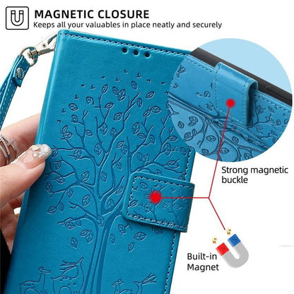Tree & Deer Embossed Leather Phone Case, For Redmi A7 Pro 171mm / Poco C85x 5G, For Redmi Turbo 5 Max 5G / Poco X8 Pro Max 5G, For Redmi Turbo 5 5G / Poco X8 Pro 5G, For Redmi K90 Pro Max / Poco F8 Ultra, For Redmi Note 15 Pro 4G 163.32mm              ...