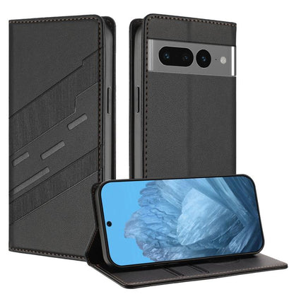 Embossed Multi-functional Wallet Retro Leather Phone Case, For Google Pixel 7a, For Google Pixel 7 Pro, For Google Pixel 7, For Google Pixel 6a, For Google Pixel 6 Pro, For Google Pixel 6, For Google Pixel 5a 5G, For Google Pixel 4a 5G / 5 XL          ...