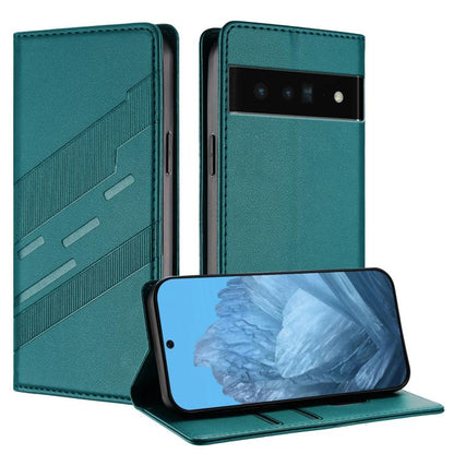 Embossed Multi-functional Wallet Retro Leather Phone Case, For Google Pixel 7a, For Google Pixel 7 Pro, For Google Pixel 7, For Google Pixel 6a, For Google Pixel 6 Pro, For Google Pixel 6, For Google Pixel 5a 5G, For Google Pixel 4a 5G / 5 XL          ...