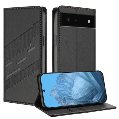 Embossed Multi-functional Wallet Retro Leather Phone Case, For Google Pixel 7a, For Google Pixel 7 Pro, For Google Pixel 7, For Google Pixel 6a, For Google Pixel 6 Pro, For Google Pixel 6, For Google Pixel 5a 5G, For Google Pixel 4a 5G / 5 XL          ...
