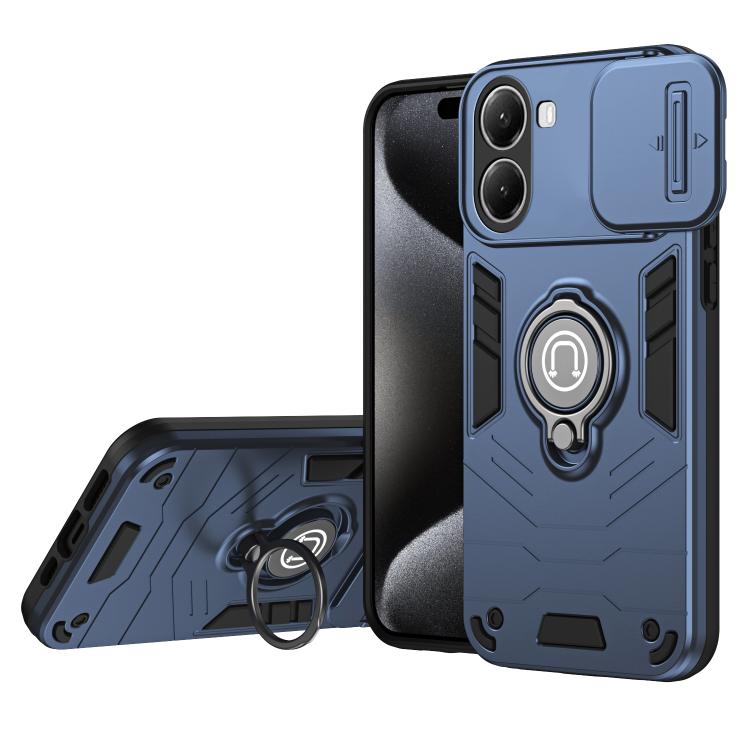 Camshield Ring Holder Phone Case, For Redmi 15C 5G / 4G Global 171mm / Poco C85 4G, For Xiaomi 15T Pro 5G, For Xiaomi 15T 5G, For Xiaomi Poco C71 / Redmi A5 4G 171.7mm, For Xiaomi Poco X7 Pro