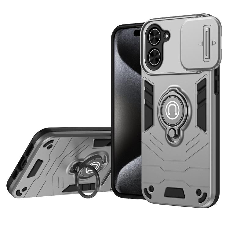 Camshield Ring Holder Phone Case, For Redmi 15C 5G / 4G Global 171mm / Poco C85 4G, For Xiaomi 15T Pro 5G, For Xiaomi 15T 5G, For Xiaomi Poco C71 / Redmi A5 4G 171.7mm, For Xiaomi Poco X7 Pro