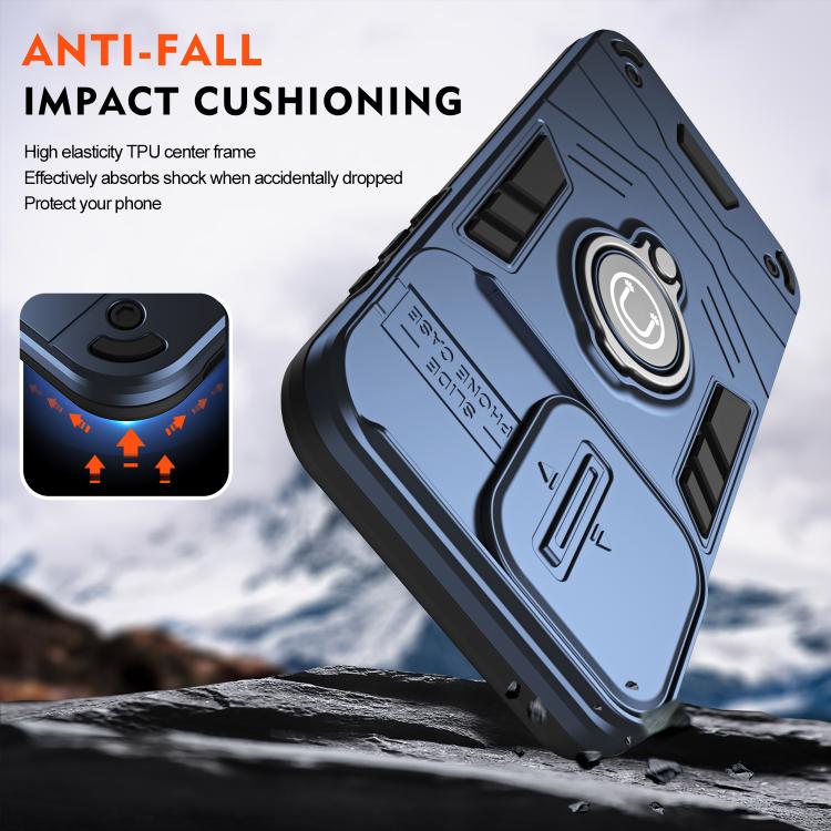 Camshield Ring Holder Phone Case, For Redmi 15C 5G / 4G Global 171mm / Poco C85 4G, For Xiaomi 15T Pro 5G, For Xiaomi 15T 5G, For Xiaomi Poco C71 / Redmi A5 4G 171.7mm, For Xiaomi Poco X7 Pro