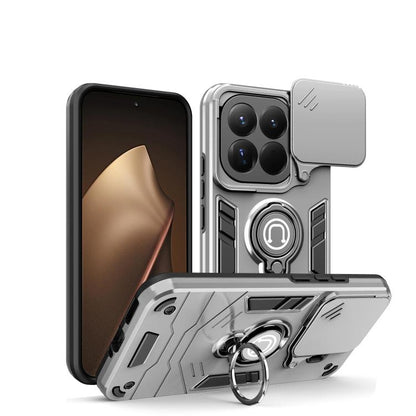 Camshield Ring Holder Phone Case, For Redmi 15C 5G / 4G Global 171mm / Poco C85 4G, For Xiaomi 15T Pro 5G, For Xiaomi 15T 5G, For Xiaomi Poco C71 / Redmi A5 4G 171.7mm, For Xiaomi Poco X7 Pro