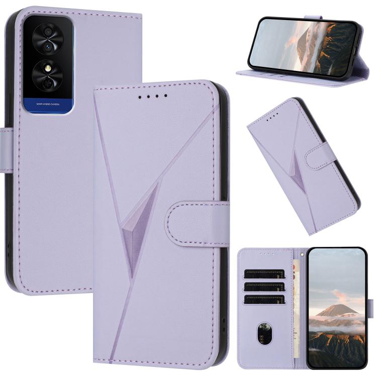 Triangle Pattern Buckle Clasp Leather Phone Case, For TCL K70 5G, For TCL K70 SE T453D, For TCL K70 Power 4G, For TCL NxtPaper 70 Pro 5G, For TCL 60 SE NxtPaper 5G, For TCL 60 SE / TCL 605, For TCL 60R 5G, For TCL 503                                   ...