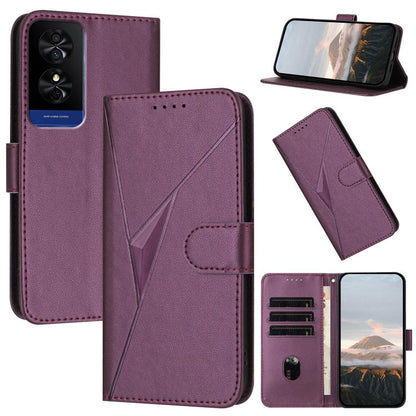 Triangle Pattern Buckle Clasp Leather Phone Case, For TCL K70 5G, For TCL K70 SE T453D, For TCL K70 Power 4G, For TCL NxtPaper 70 Pro 5G, For TCL 60 SE NxtPaper 5G, For TCL 60 SE / TCL 605, For TCL 60R 5G, For TCL 503                                   ...