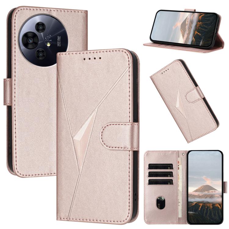 Triangle Pattern Buckle Clasp Leather Phone Case, For TCL K70 5G, For TCL K70 SE T453D, For TCL K70 Power 4G, For TCL NxtPaper 70 Pro 5G, For TCL 60 SE NxtPaper 5G, For TCL 60 SE / TCL 605, For TCL 60R 5G, For TCL 503                                   ...