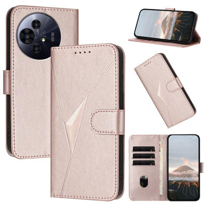 Triangle Pattern Buckle Clasp Leather Phone Case, For TCL K70 5G, For TCL K70 SE T453D, For TCL K70 Power 4G, For TCL NxtPaper 70 Pro 5G, For TCL 60 SE NxtPaper 5G, For TCL 60 SE / TCL 605, For TCL 60R 5G, For TCL 503                                   ...