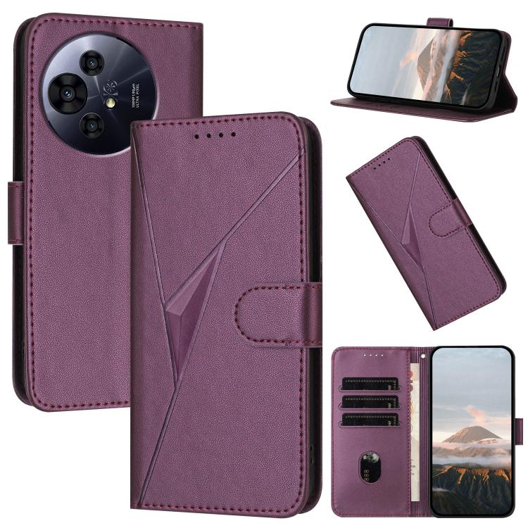 Triangle Pattern Buckle Clasp Leather Phone Case, For TCL K70 5G, For TCL K70 SE T453D, For TCL K70 Power 4G, For TCL NxtPaper 70 Pro 5G, For TCL 60 SE NxtPaper 5G, For TCL 60 SE / TCL 605, For TCL 60R 5G, For TCL 503                                   ...