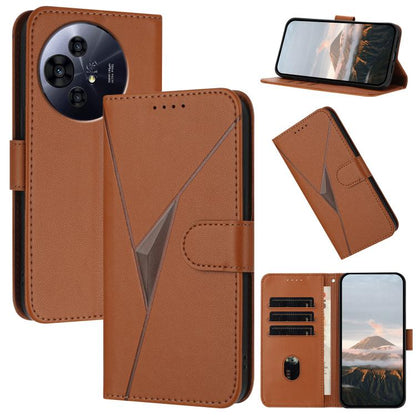 Triangle Pattern Buckle Clasp Leather Phone Case, For TCL K70 5G, For TCL K70 SE T453D, For TCL K70 Power 4G, For TCL NxtPaper 70 Pro 5G, For TCL 60 SE NxtPaper 5G, For TCL 60 SE / TCL 605, For TCL 60R 5G, For TCL 503                                   ...