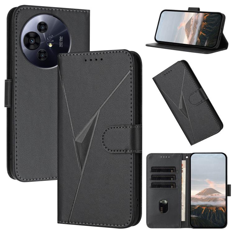 Triangle Pattern Buckle Clasp Leather Phone Case, For TCL K70 5G, For TCL K70 SE T453D, For TCL K70 Power 4G, For TCL NxtPaper 70 Pro 5G, For TCL 60 SE NxtPaper 5G, For TCL 60 SE / TCL 605, For TCL 60R 5G, For TCL 503                                   ...