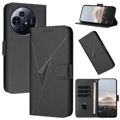 Triangle Pattern Buckle Clasp Leather Phone Case, For TCL K70 5G, For TCL K70 SE T453D, For TCL K70 Power 4G, For TCL NxtPaper 70 Pro 5G, For TCL 60 SE NxtPaper 5G, For TCL 60 SE / TCL 605, For TCL 60R 5G, For TCL 503                                   ...