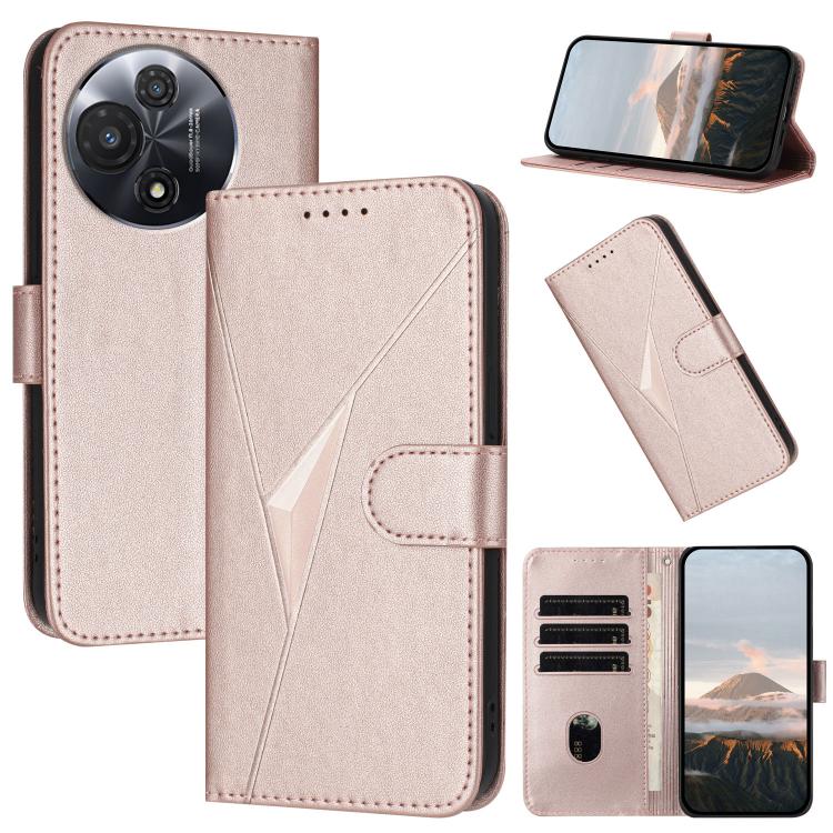 Triangle Pattern Buckle Clasp Leather Phone Case, For TCL K70 5G, For TCL K70 SE T453D, For TCL K70 Power 4G, For TCL NxtPaper 70 Pro 5G, For TCL 60 SE NxtPaper 5G, For TCL 60 SE / TCL 605, For TCL 60R 5G, For TCL 503                                   ...