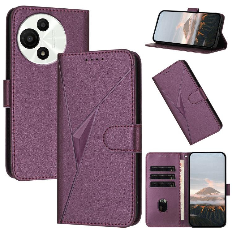 Triangle Pattern Buckle Clasp Leather Phone Case, For TCL K70 5G, For TCL K70 SE T453D, For TCL K70 Power 4G, For TCL NxtPaper 70 Pro 5G, For TCL 60 SE NxtPaper 5G, For TCL 60 SE / TCL 605, For TCL 60R 5G, For TCL 503                                   ...
