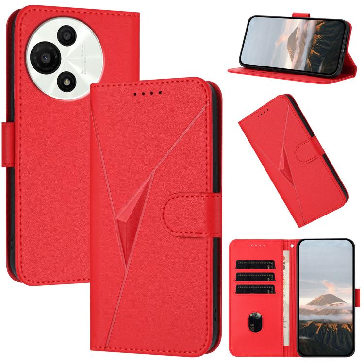 Triangle Pattern Buckle Clasp Leather Phone Case, For TCL K70 5G, For TCL K70 SE T453D, For TCL K70 Power 4G, For TCL NxtPaper 70 Pro 5G, For TCL 60 SE NxtPaper 5G, For TCL 60 SE / TCL 605, For TCL 60R 5G, For TCL 503                                   ...