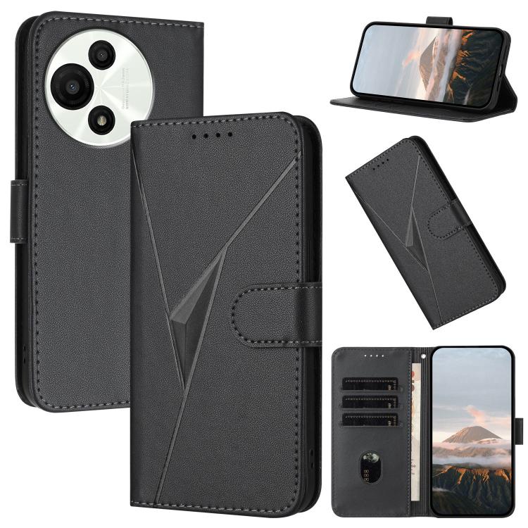 Triangle Pattern Buckle Clasp Leather Phone Case, For TCL K70 5G, For TCL K70 SE T453D, For TCL K70 Power 4G, For TCL NxtPaper 70 Pro 5G, For TCL 60 SE NxtPaper 5G, For TCL 60 SE / TCL 605, For TCL 60R 5G, For TCL 503                                   ...