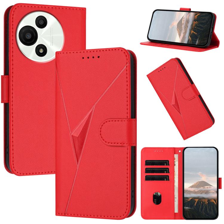 Triangle Pattern Buckle Clasp Leather Phone Case, For TCL K70 5G, For TCL K70 SE T453D, For TCL K70 Power 4G, For TCL NxtPaper 70 Pro 5G, For TCL 60 SE NxtPaper 5G, For TCL 60 SE / TCL 605, For TCL 60R 5G, For TCL 503                                   ...