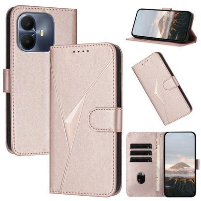 Triangle Pattern Buckle Clasp Leather Phone Case, For TCL K70 5G, For TCL K70 SE T453D, For TCL K70 Power 4G, For TCL NxtPaper 70 Pro 5G, For TCL 60 SE NxtPaper 5G, For TCL 60 SE / TCL 605, For TCL 60R 5G, For TCL 503                                   ...