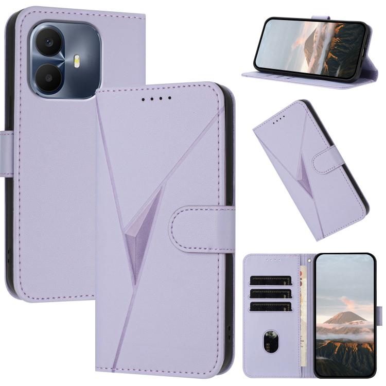 Triangle Pattern Buckle Clasp Leather Phone Case, For TCL K70 5G, For TCL K70 SE T453D, For TCL K70 Power 4G, For TCL NxtPaper 70 Pro 5G, For TCL 60 SE NxtPaper 5G, For TCL 60 SE / TCL 605, For TCL 60R 5G, For TCL 503                                   ...