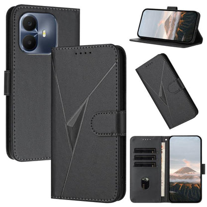 Triangle Pattern Buckle Clasp Leather Phone Case, For TCL K70 5G, For TCL K70 SE T453D, For TCL K70 Power 4G, For TCL NxtPaper 70 Pro 5G, For TCL 60 SE NxtPaper 5G, For TCL 60 SE / TCL 605, For TCL 60R 5G, For TCL 503                                   ...