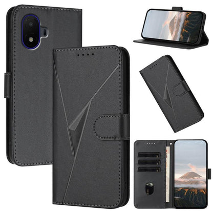 Triangle Pattern Buckle Clasp Leather Phone Case, For TCL K70 5G, For TCL K70 SE T453D, For TCL K70 Power 4G, For TCL NxtPaper 70 Pro 5G, For TCL 60 SE NxtPaper 5G, For TCL 60 SE / TCL 605, For TCL 60R 5G, For TCL 503                                   ...