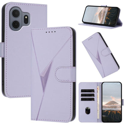Triangle Pattern Buckle Clasp Leather Phone Case, For TCL K70 5G, For TCL K70 SE T453D, For TCL K70 Power 4G, For TCL NxtPaper 70 Pro 5G, For TCL 60 SE NxtPaper 5G, For TCL 60 SE / TCL 605, For TCL 60R 5G, For TCL 503                                   ...