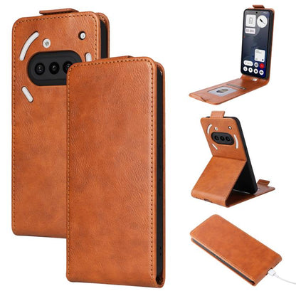 Magnetic Vertical Flip Leather Phone Case with Buckle, For Nothing Phone 4b 5G, For Nothing Phone 4a Pro, For Nothing Phone 4a, For Nothing Phone 3a Lite, For Nothing Phone 3, For Nothing Phone 3a, For Nothing Phone 3a Pro