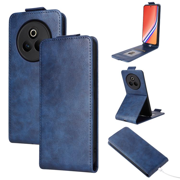 Magnetic Vertical Flip Leather Phone Case with Buckle, For Realme P3 Pro