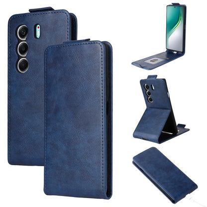 Magnetic Vertical Flip Leather Phone Case with Buckle, For Tecno Camon 40 4G