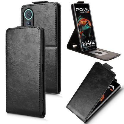 Magnetic Vertical Flip Leather Phone Case with Buckle, For Tecno Spark 50 Pro 4G, For Tecno Pova 8 Pro 5G, For Tecno Pova 8 5G, For Tecno Spark 50 5G, For Tecno Pova Curve 2 5G, For Tecno Spark 50 4G, For Tecno Camon 50 Pro 4G, For Tecno Camon 50 4G   ...