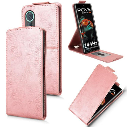 Magnetic Vertical Flip Leather Phone Case with Buckle, For Tecno Spark 50 Pro 4G, For Tecno Pova 8 Pro 5G, For Tecno Pova 8 5G, For Tecno Spark 50 5G, For Tecno Pova Curve 2 5G, For Tecno Spark 50 4G, For Tecno Camon 50 Pro 4G, For Tecno Camon 50 4G   ...