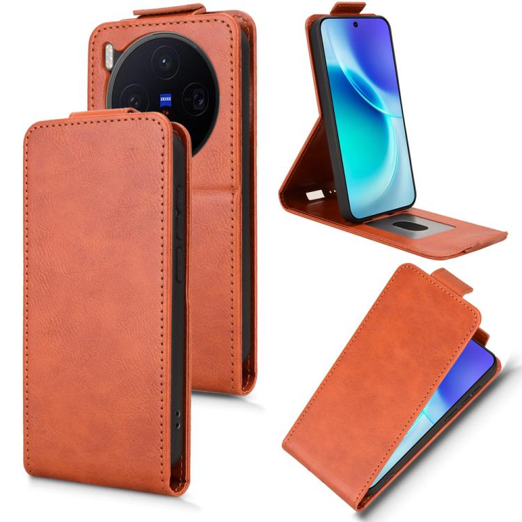 Magnetic Vertical Flip Leather Phone Case with Buckle, For vivo iQOO Z11S / V80 Lite SEA, For vivo S2 5G, For vivo T5e 4G, For vivo X300 E 5G, For vivo X300 FE 5G / S50 Pro mimi 5G, For vivo Y600 Pro 5G, For vivo T5 Pro 5G / iQOO Z11                   ...